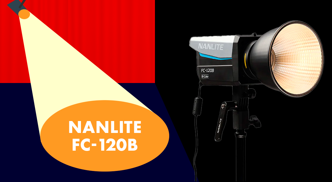 Nanlite FC-120B 120W Bi-Color Led COB Light- Lab-Test