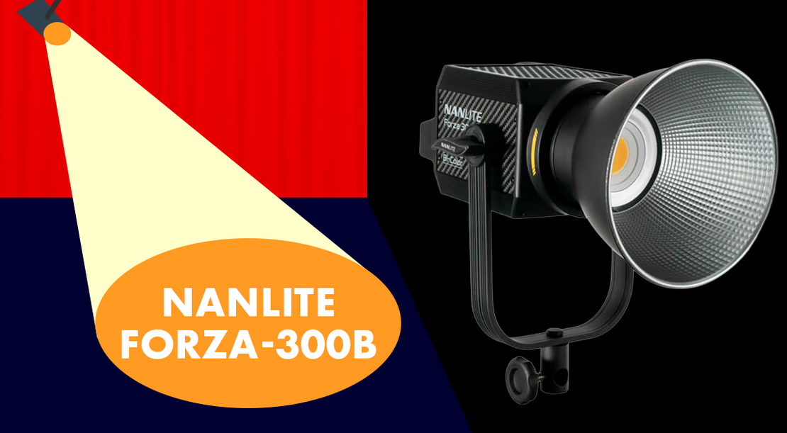 Nanlite Forza 300B 300W Bi-Color Led COB Light- Lab-Test