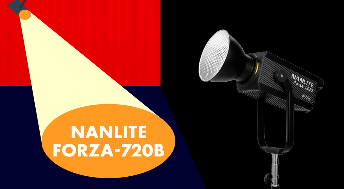 Nanlite Forza 720B 800W Bi-Color Led COB Light- Lab-Test