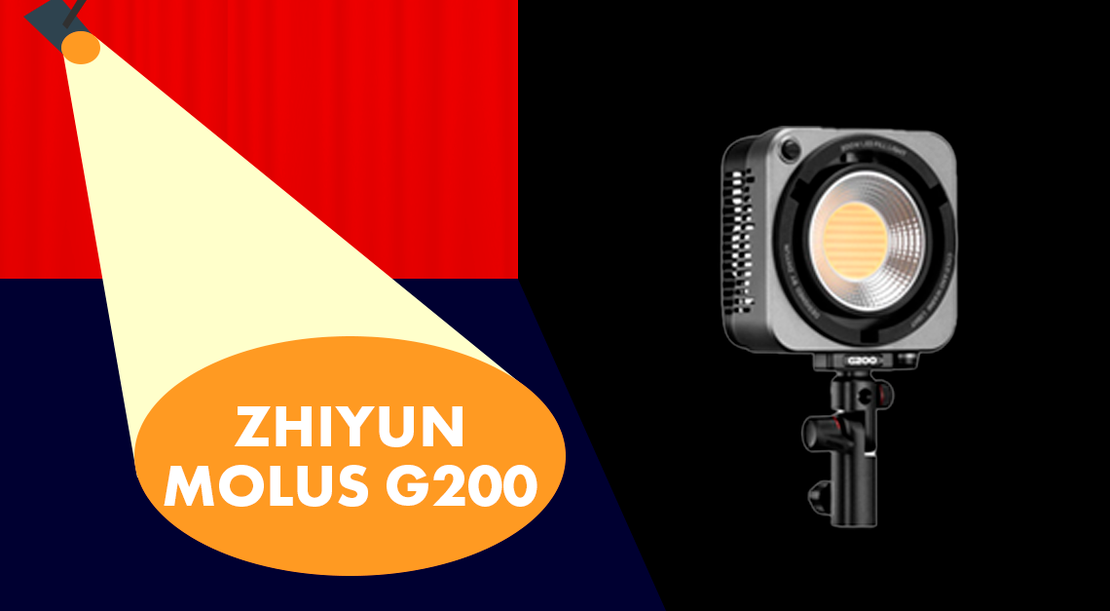 Zhiyun Molus G200 200W Bi-Color Led COB Light- Lab-Test